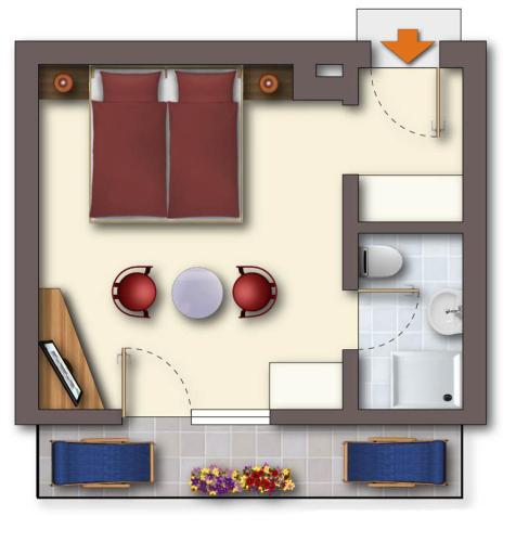 1 queen bed