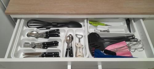 廚房, Residence Jules Ferry, Appartement 4 in 安古蘭市中心