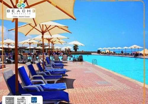 قرية مرسيليا بيتش3 فيلا الفيروز عائلات فقط - marseilllia beach 3 villa Al-Fayrouz - families only – khách sạn tại El-Hamam