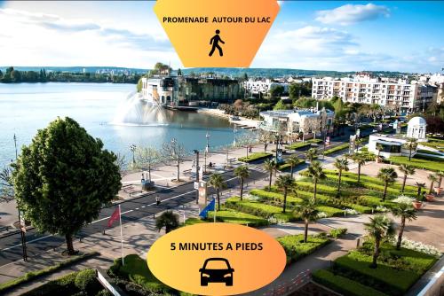 周邊環境, -L'émeraude de Louis XVI- Idéal pour Couple-Solo-Pro 8min de Paris-1min de la gare (-L'emeraude de Louis XVI- Ideal pour Couple-Solo-Pro 8min de Paris-1min de la gare) in 昂吉安萊班