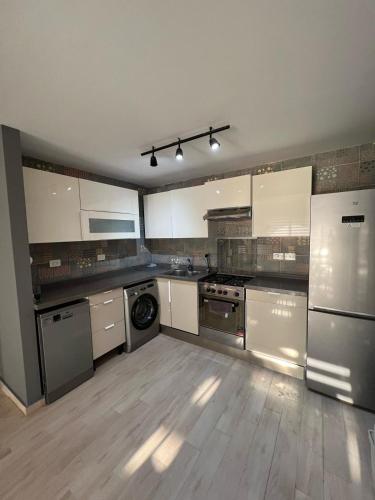 Kitchen, Luxurious 4 Bedrooms Twin House for rent in Mountain View Ras El Hikma in Zawiyat Ailat Nuh