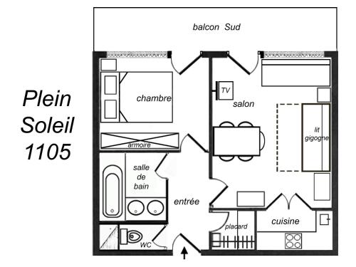 One-Bedroom Apartment (5 Adults)