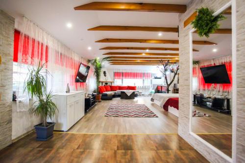 Közös társalgó / TV, Studio Madi - Close to beach in Inel 1