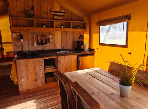 Glampingtent 6 persoons Lindershoeve Bergeijk in Bergeijk