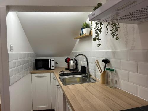 кухня, Appartement cosy à 20 min de Disney (Appartement cosy a 20 min de Disney) in Озуар-ла-Фер'єр