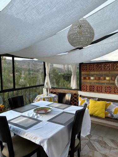 The house in the mountains in Tinjaca