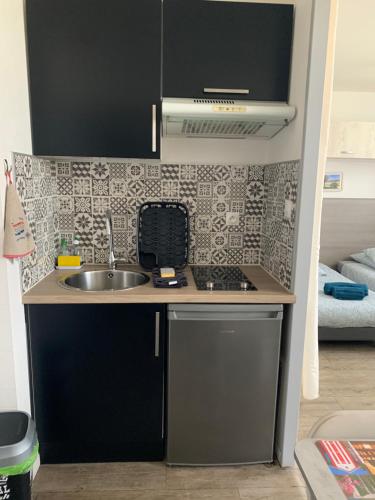 廚房, Charmant appartement cosy in 羅什福爾
