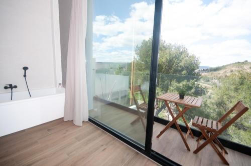 Erkély/terasz, Casa Rural Mirador del Salto in Chella