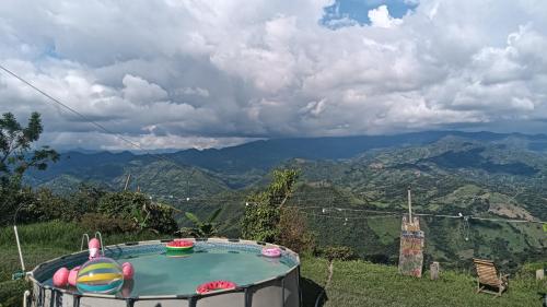 Peldbaseins, Hostel Cielo y Tierra Vergara in Nocaima