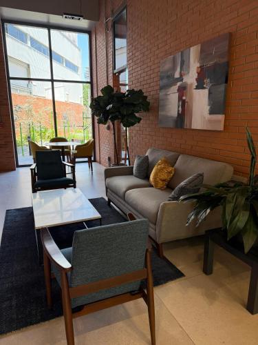 Lobby, Stylish New Loft in Financial Zone and Downtown near Hospital Mexico Americano