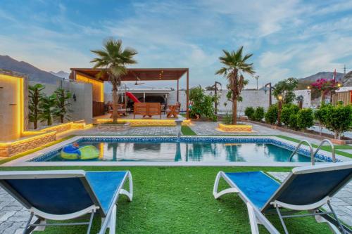Private 4BR Farmstay Mountain view Pool BBQ Kids area - Fujairah