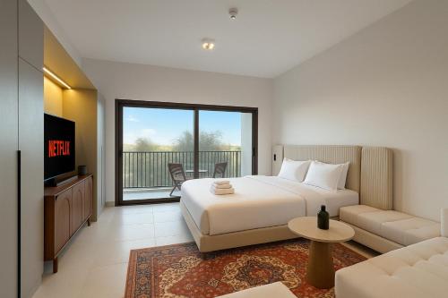 Sleek New Studio in Meydan, Fully Equipped and Spacious, Dubaj