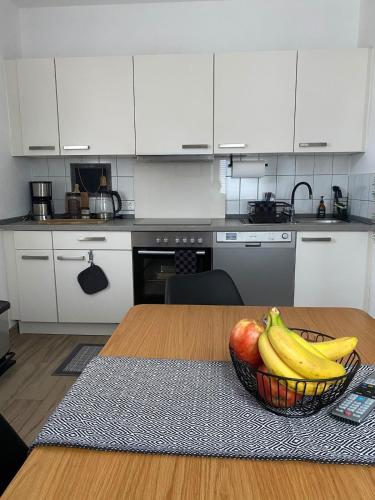 ห้องครัว, Zentrale Wohnung für bis zu 5 Gäste in Hockenheim (Zentrale Wohnung fur bis zu 5 Gaste in Hockenheim) in ฮอคเคนไฮม์