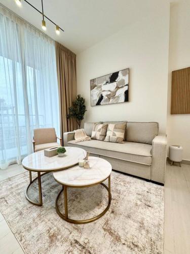 Stylish 1br Apartment Serene Stay In Jvc, Dubaj (zdjęcie 9)