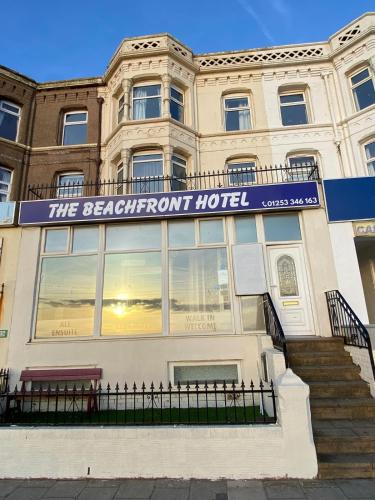 Exterior view, The Beachfront Hotel in Blackpool