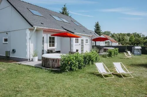 Ferienhäuser Insel Usedom Haus Mila 6 - Blick aufs Achterwasser! Whirlpool und Sauna in Lütow, Deutschland