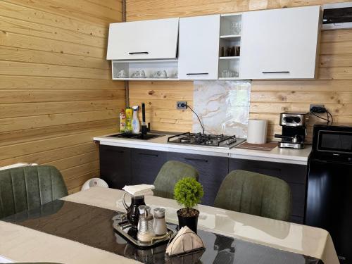 virtuve, Cabana A-Frame Sesu in Carlibaba