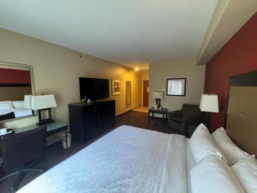 1 King Bed, Mobility Accessible Room, Bathtub w/ Grab Bars