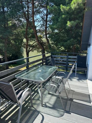 Rõdu/terrass, Ostrowski Zakątek Ostrowo - Apartamenty (Ostrowski Zakatek Ostrowo - Apartamenty) in Ostrowo (Pomeranian)