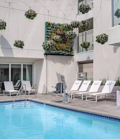 Modern Hollywood Walk of Fame Apts- Free Parking, 360 Rooftop, Pool, Gym- Centrally located, Los Angeles (Foto 5)