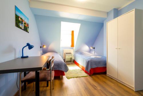 Camera twin, bagno in comune