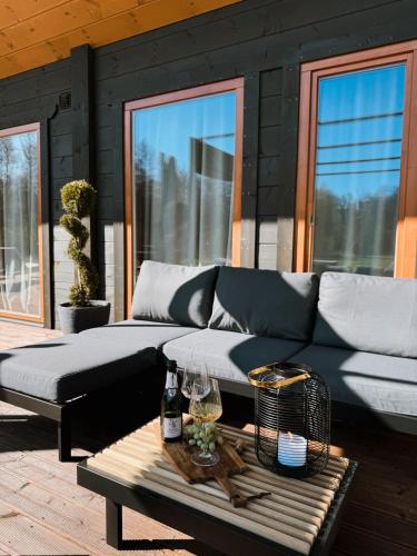 Balkons/terase, Seere puhkemaja Hiiumaal in Kaigutsi