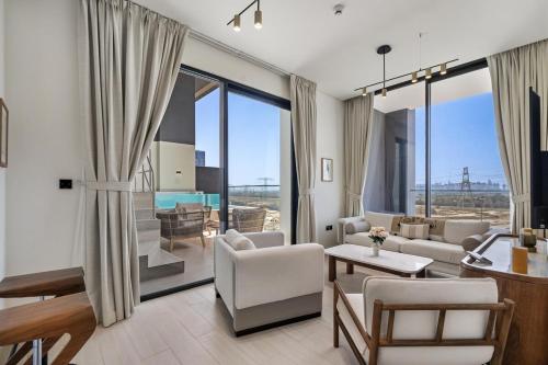 2 Bed with PRIVATE POOL on Balcony by STAY IN HOMES - Marina 14min - Self checkin - Gym - Parking, Dubaj (fotografie 8)