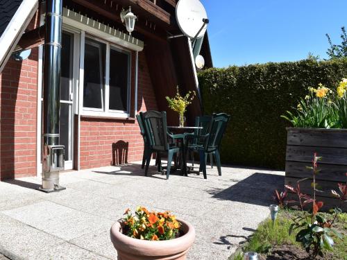 Balkons/terase, Ferienhaus am Dummer See, Perlin in Perlin
