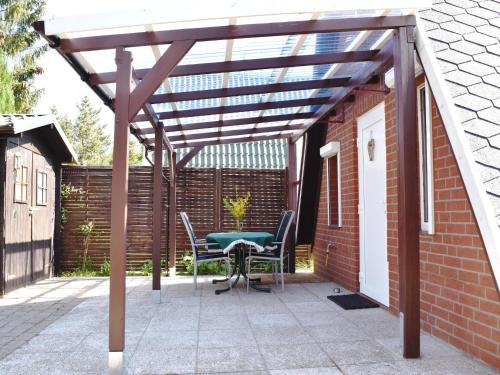 Balkons/terase, Ferienhaus am Dummer See, Perlin in Perlin