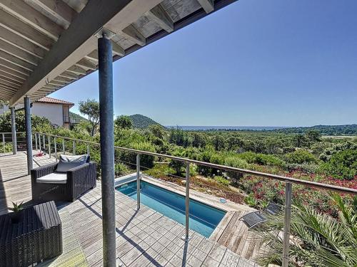 Villa Dalenassara, 14 pers, piscine chauffée, 2 min plage en voiture - Location, gîte - Zonza