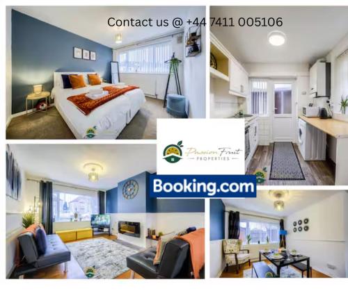 Low Rate 3 Bedroom House Very Close To Coventry Building Society Arena aka Ricoh Arena, Sleeps 8, Free Driveway Parking and Free Wi-Fi, with Garden - RRN