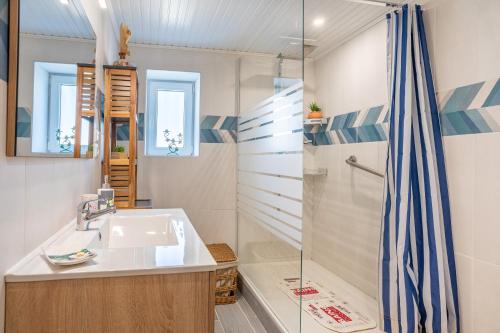 ห้องน้ำ, Appartement Entre Mer et Marais in ชาลอง