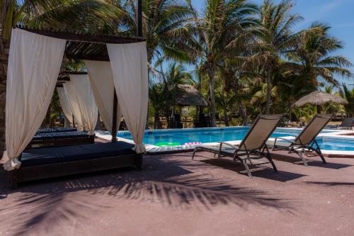 Swimming pool, Casa de playa Pams in San Miguel