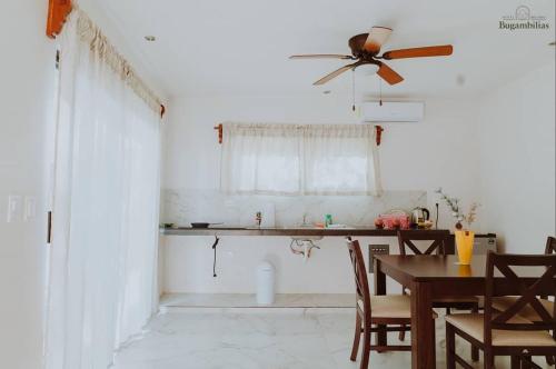 Kitchen, Hotel Boutique Bugambilias in San Juan