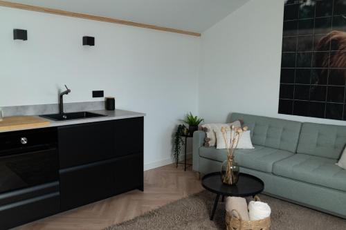 Kitchen, B&B Buitengeluk in Tiel