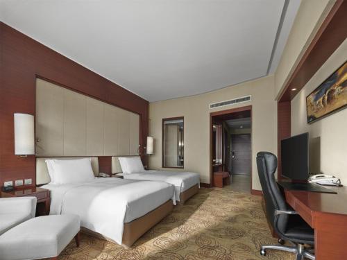 Deluxe Twin Room room in Hilton Hefei