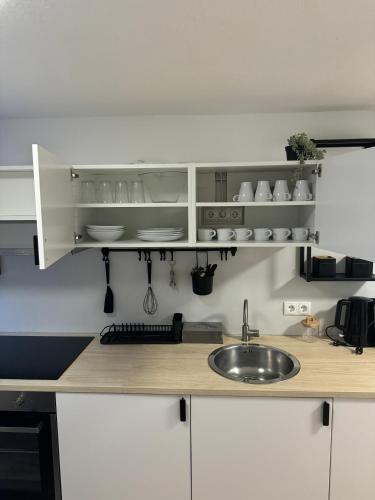 Kitchen, City apartment near downtown 2 in Gries