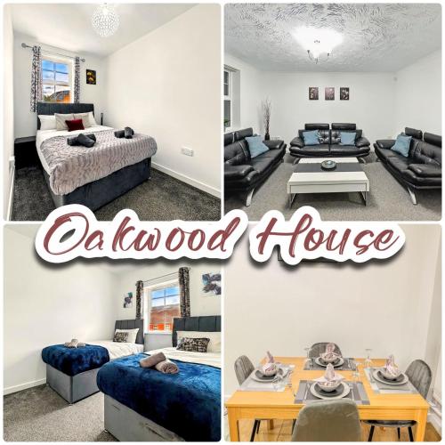 Leicester Oakwood House 6 Bed-Sleeps 11-Private Garden-Free Parking