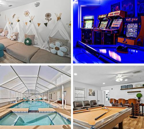 Reunion - Sleeps 26 hot tub 10 br 8 ba 6 mile beach