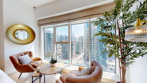 Vacationer Holiday Homes I Beautiful 2 Bed l Modern Amenities l Marina Views, Dubai (Foto 8)