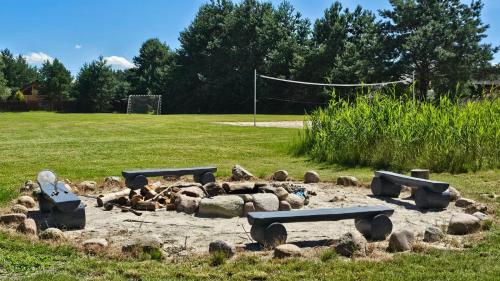Domek nad Jeziorem Okrągłe plaża, pomosty wędkarskie, kajaki, jacuzzi, sauna