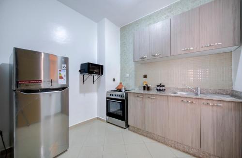 Kitchen, Tranquil Retreat Amidst in Agadir in Essalam