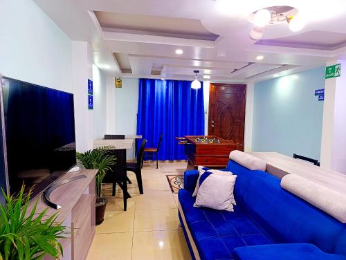 Спільний лаунж/ТБ зона, Hostal Valle Andino in El Tambo