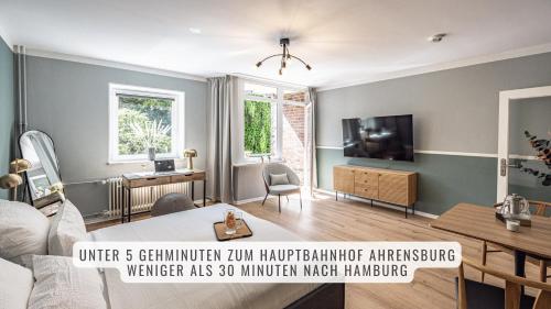 Instalaciones, Three minutes walk to the trainstation to Hamburg in Ahrensburg