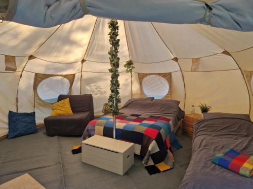 Aldwark Bridge Glamping - Lunar Tent in 艾爾德沃克