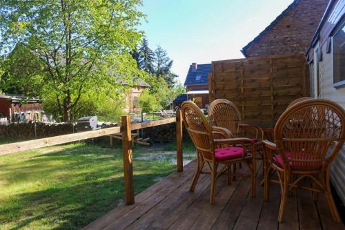 Garten, Tinyhaus2 idyllisch am Waldesrand in Cottbus