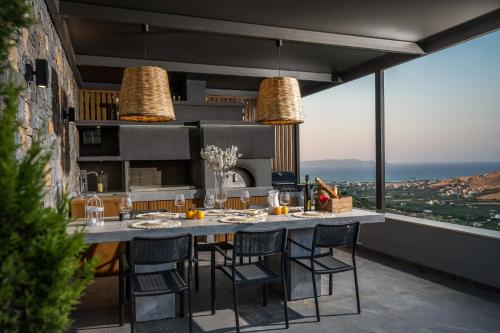 View, Eunoia Blue Villa Heraklion Crete, Sea View, Private Pool, Prassas, Karteros in Nea Alikarnassos