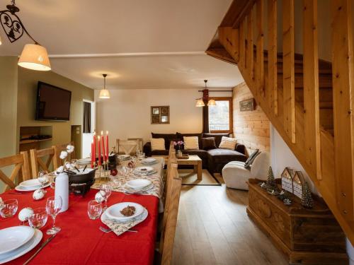 Duplex 5 pièces, 10 pers, balcon, près télécabine, animaux admis, parking dispo, Valloire - FR-1-263-210, Valloire (photo 8)