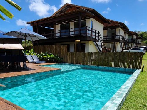 A szálláshely kívülről, Charme da Lagoa Aruá, piscina e churrasqueira privativas (Charme da Lagoa Arua, piscina e churrasqueira privativas) in Mata De Sao Joao