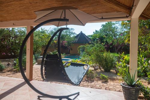 Terraza/balcón, Charming Vacation House in Ngaparou